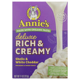 Deluxe Rich And Creamy Shells And White Cheddar 11 Oz by Annie's Homegrown