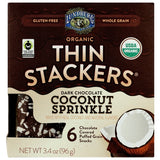 Organic Thin Stackers Dark Chocolate Coconut Sprinkle 3.4 Oz by Lundberg