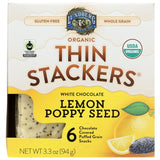 Organic Thin Stackers White Chocolate Lemon Poppy Seed 3.3 Oz by Lundberg
