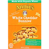 Organic White Cheddar Bunnies Baked Snack Crackers 7.5 Oz by Annie's Homegrown