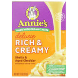 Deluxe Rich And Creamy Shells And Aged Cheddar 11 Oz by Annie's Homegrown