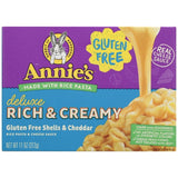 Deluxe Rich And Creamy Rice Pasta Shells And Cheese Sauce 11 Oz by Annie's Homegrown