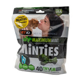 Minties Teeth Cleaner Dental Dog Treats Tiny/Small 40 Count by Vet IQ