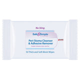 Safe N Simple, Adhesive Remover Wipe, Count of 50