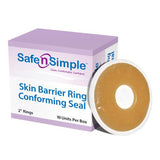 Skin Barrier Ring Box of 10 by Safe N Simple
