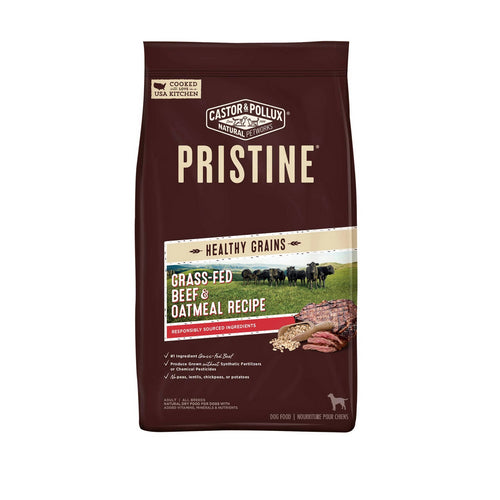 Grass-Fed Beef & Oatmeal Dog Food 10 lbs by Castor & Pollux