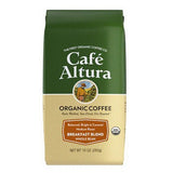 Caf+-¼ Altura, Organic Coffee Breakfast Blend Medium Roast, Whole Bean 10 Oz