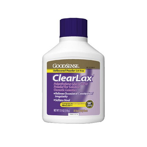 Clearlax Polyethylene Glycol 3350 17.9 Oz by Good Sense
