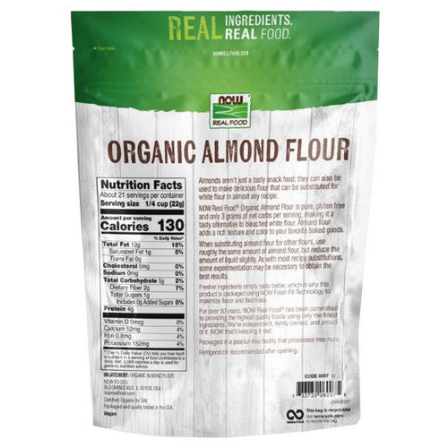 Now Foods, Organic Almond Flour, 16 Oz