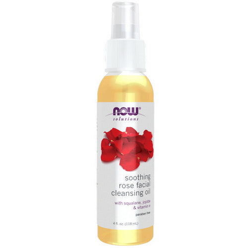 Now Foods, Soothing Rose Facial Cleansing Oil, 4 Oz