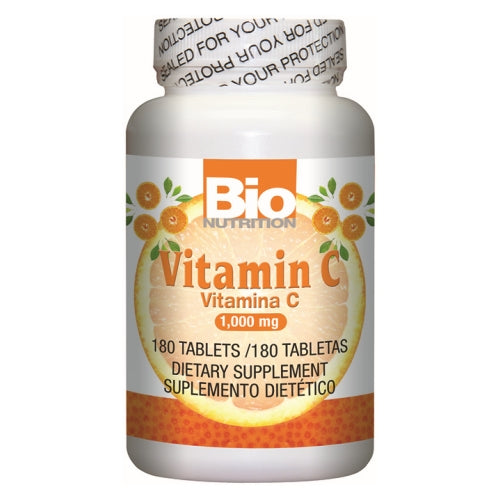 Vitamin C Ascorbic Acid 180 Count by Bio Nutrition Inc