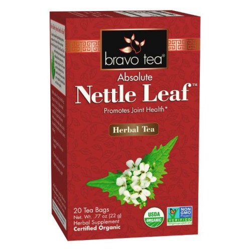 Organic Tea Nettle Leaf 20 Bags by Bravo Tea & Herbs