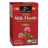 Organic Tea Milk Thistle 20 Bags by Bravo Tea & Herbs