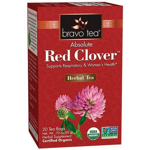 Bravo Tea & Herbs, Organic Tea Red Clover, 20 Bags