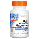 Doctors Best, High Absorption Magnesium Lysinate Glycinate 100% Chelated, 105 Mg, 120 Veg Caps