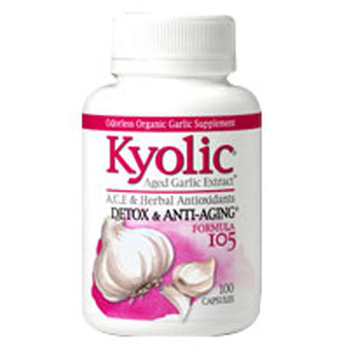 Kyolic, A.G.E Antioxidant Formula 105, WITH VITAMIN A & E SELENIUM, 200 CAP