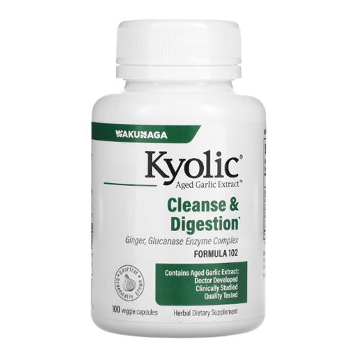Kyolic, A.G.E. with Enzymes Formula 102, VEG, 100 CAP