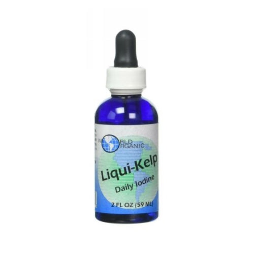 Kelp Iodine Supplement Liquid 2 FL Oz By World Organics