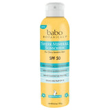 Babo Botanicals, Sheer Mineral Sunscreen Spray SPF 50, 6 Oz