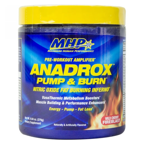 Anadrox Pump & Burn Wild Cherry 30 Servings by Maximum Human Performance