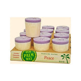 Candle Votives Peace Lavender Ivory 12 Count by Aloha Bay