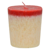 Candle Votives Love Ivory-Red 12 Count by Aloha Bay