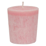 Candle Votives Sandalwood Soft Pink 12 Count by Aloha Bay