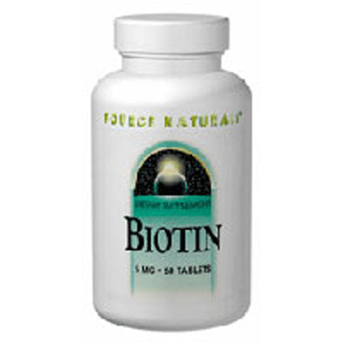 Source Naturals, Biotin, 5 mg, 60 Tabs