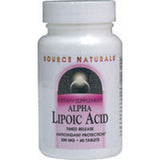Source Naturals, Alpha Lipoic Acid, 300 MG, Timed Release 30 Tabs