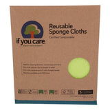 Sponge Cloths 5 Count by If You Care