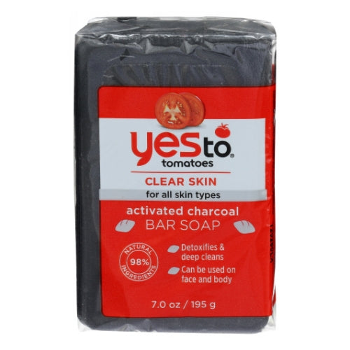 Bar Soap Activated Charcoal 7 Oz (Case of 6) by Yes To