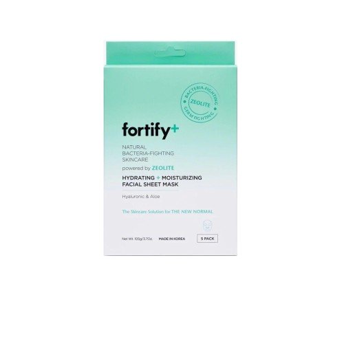 Hydrating & Moisturizing Facial Sheet Mask 5 Packets by Fortify