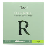 Organic Cotton Cover Pads Large 12 Count by Rael