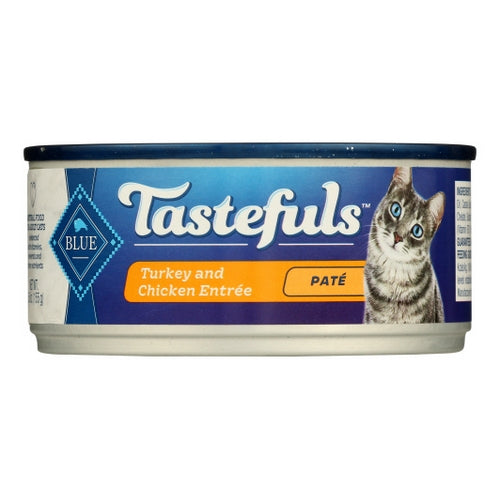 Tastefuls Adult Cat Turkey and Chicken Entree Pate 5.5 Oz by Blue Buffalo