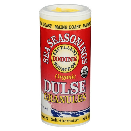 Sea Seasonings Organic Dulse Granules 1.5 Oz by Maine Cost Sea Vegetables