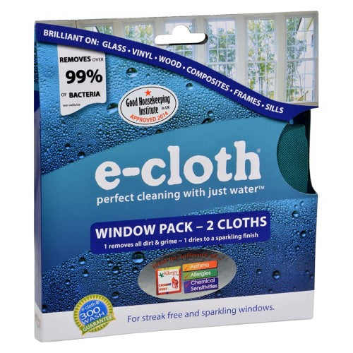 Window Cleaning Cloths 2 Count by E-Cloth