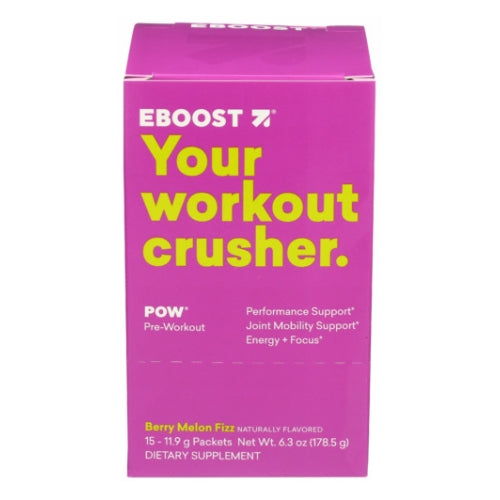 Pre-Workout Berry Melon Fizz 15 Count by Eboost