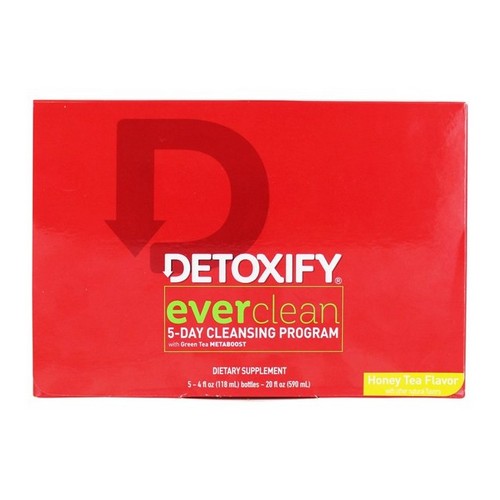 EverClean 5-Day Cleansing Program Honey Tea 5 X 4 Oz by Detoxify