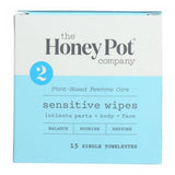 Sensitive Feminine Wipes 15 Count by The Honey Pot
