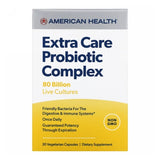 Extra Care Probiotic Complex 30 Caps by American Health