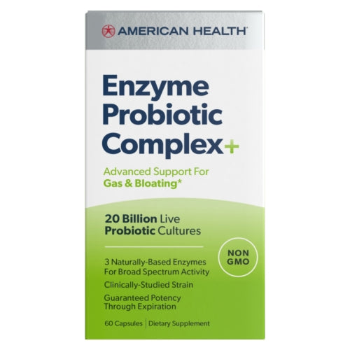 Enzyme Probiotic Complex Plus 60 Caps by American Health