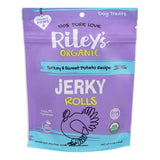 Turkey & Sweet Potato Jerky Rolls 5 Oz by Riley's Organic