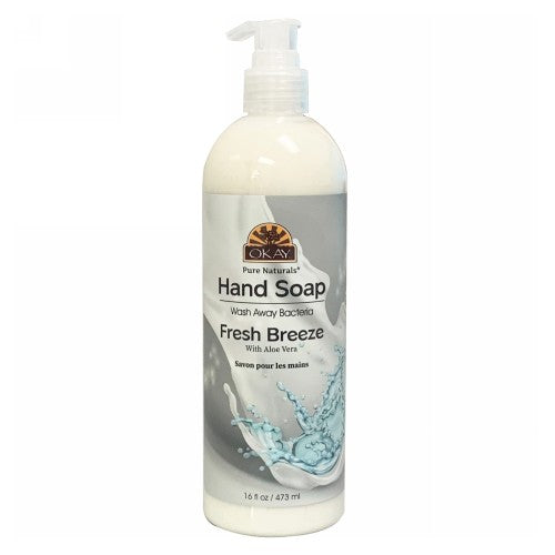 Hand Soap Liquid Aloe Vera 16 Oz by Okay Pure Naturals