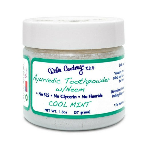 Toothpowder Cool Mint with Neem 1.3 Oz by Dale Audrey