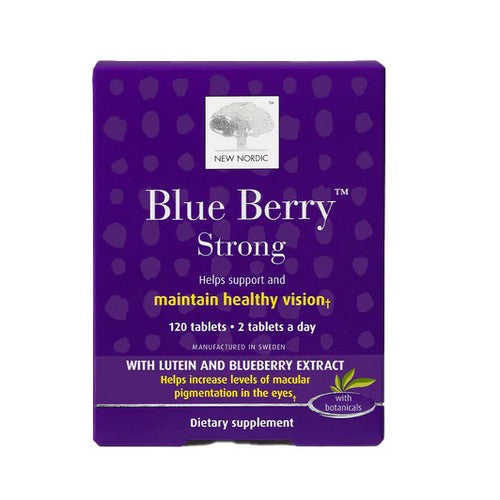 Blue Berry Strong 120 Tabs by New Nordic US Inc