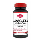 Ashwaghanda with Black Pepper 60 Count by Olympian Labs