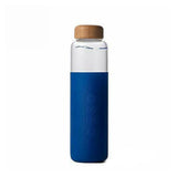 Glass Water Bottle V2 Sapphire 17 Oz by Soma