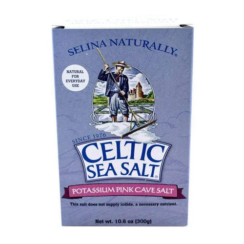 Fossil River Potassium Pink Cave Salt 10.6 Oz by Celtic Sea Salt