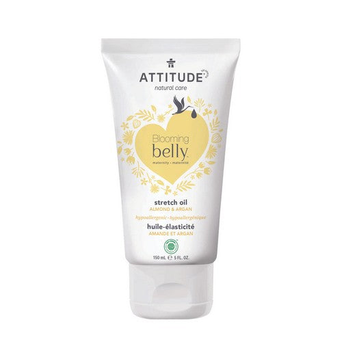 Blooming Belly Stretch Oil Almond & Argan 5 Oz by Attitude
