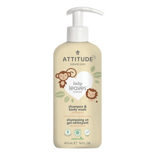 Baby Leaves 2-in-1 Shampoo Pear Nectar 16 Oz by Attitude